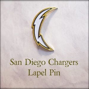 San Diego Chargers Lapel Pin Peter David 2002